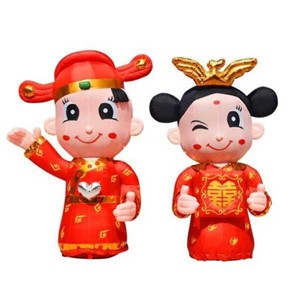 金童玉女充气模型
